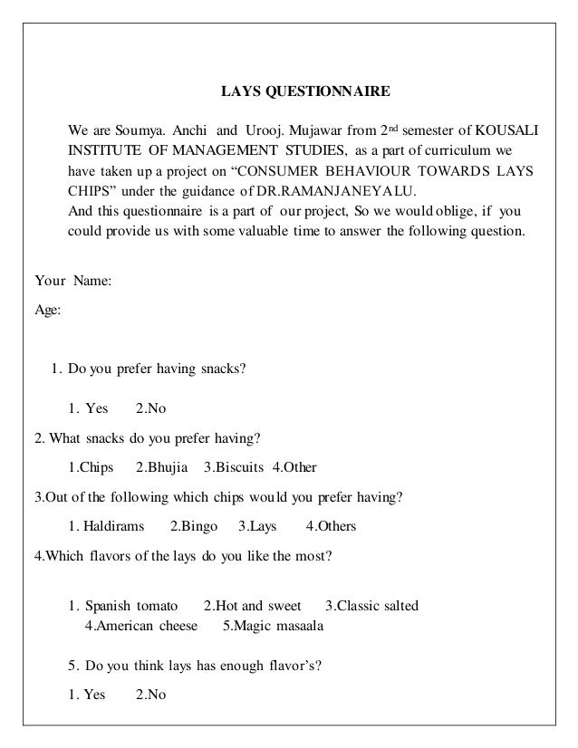 project report on lays potato chips pdf lays chips pdf